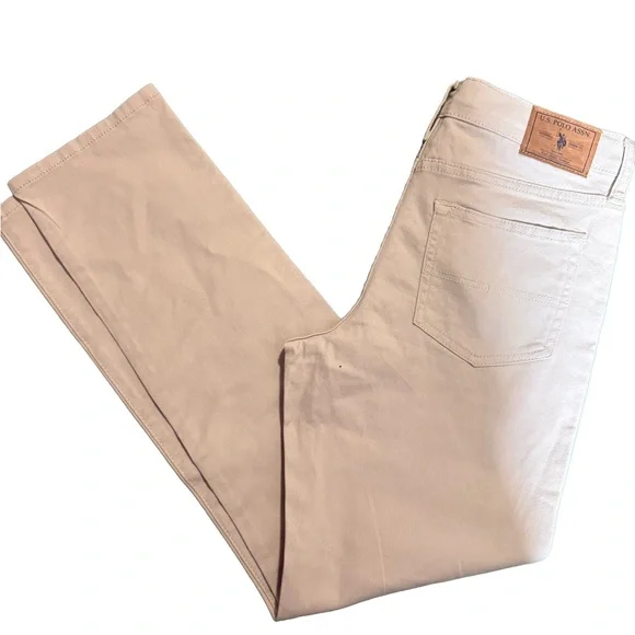 ❤️ U.S. Polo Assn. Boys Size 16 Straight Twill Pant - Picture 4 of 6